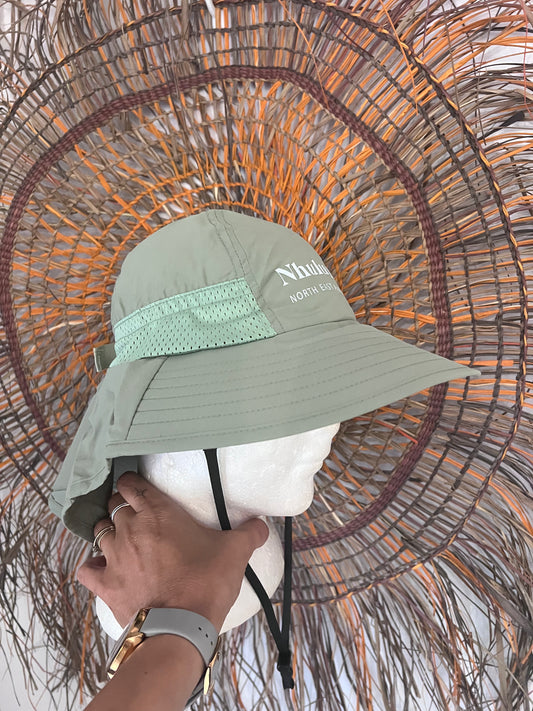 Kids and Adults Wide Brimmed Flap Hat